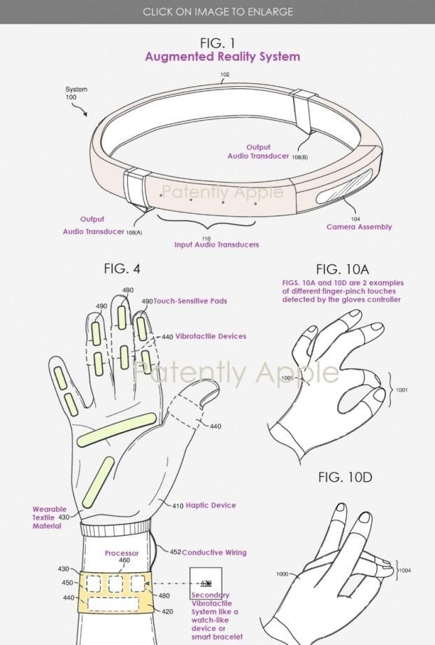 Meta专利：兼容AR/VR的体感手套和腕带技术，可与智能手表结合