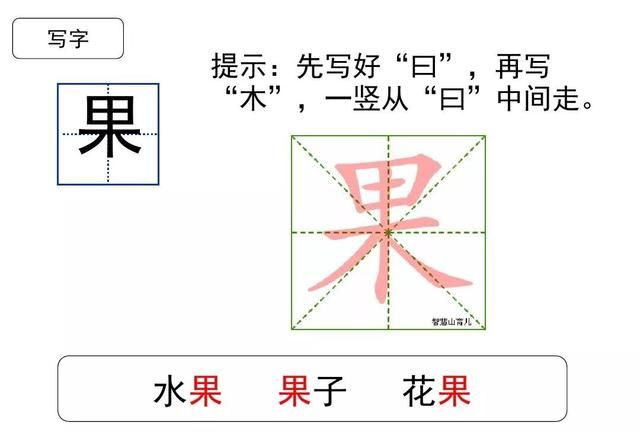 统编一年级语文上册识字7《大小多少》图文讲解+知识点+同步练习