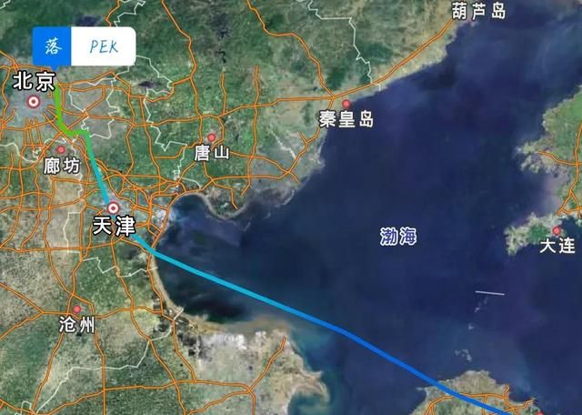 韩国首尔至北京航线914公里 你知道飞机在空中是怎么飞的吗