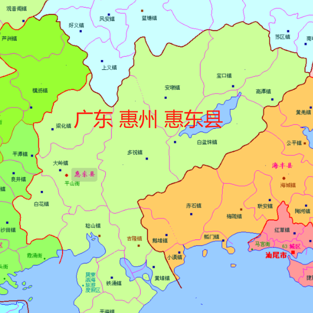 惠州博罗16镇、惠东12镇、龙门8镇人口、土地…最新统计排名