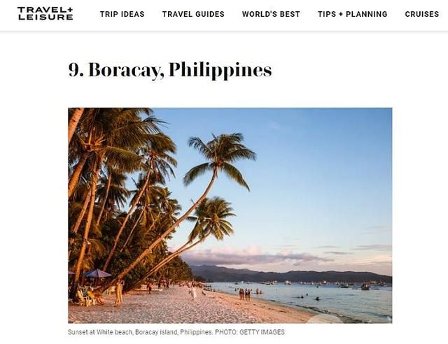 世界最佳25个岛屿 菲律宾就占了三个