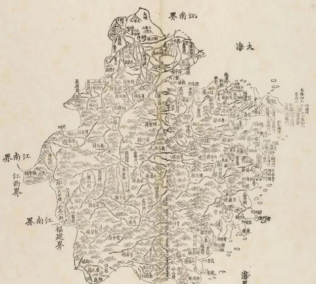 清初康熙年间（1662--1722）浙江地图与台州府地图
